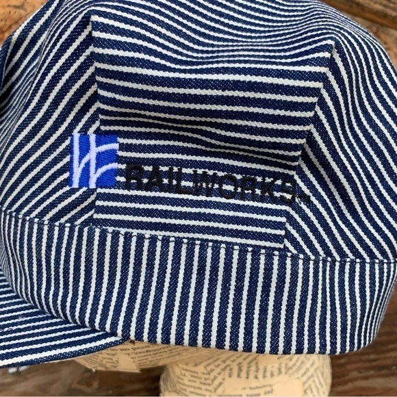 VTG Train Engineer's Conductor Cap / Hat Horn Rapids Railroad Rail Works Philly - Picture 5 of 10